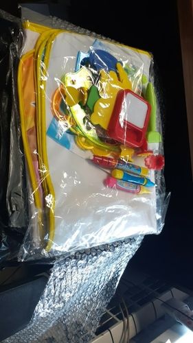 Customer photo review of AQUADOODL™ - Tapis dessin magique 4 couleurs pour bébé