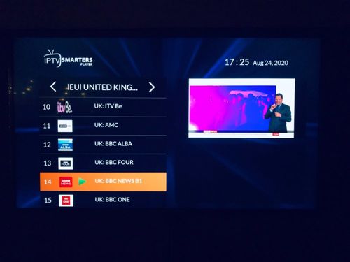 Customer photo review of Abonnement PREMIUM 12 Mois IPTV 4K