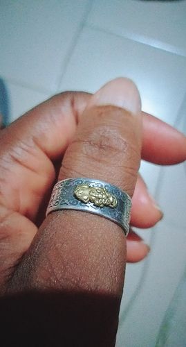 Customer photo review of Feng Shui Amulet Lucky Ring (Pi Xiu & More)