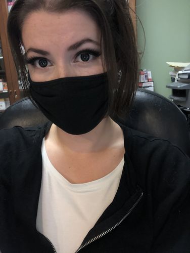 Customer photo review of Blurred Kristin - black