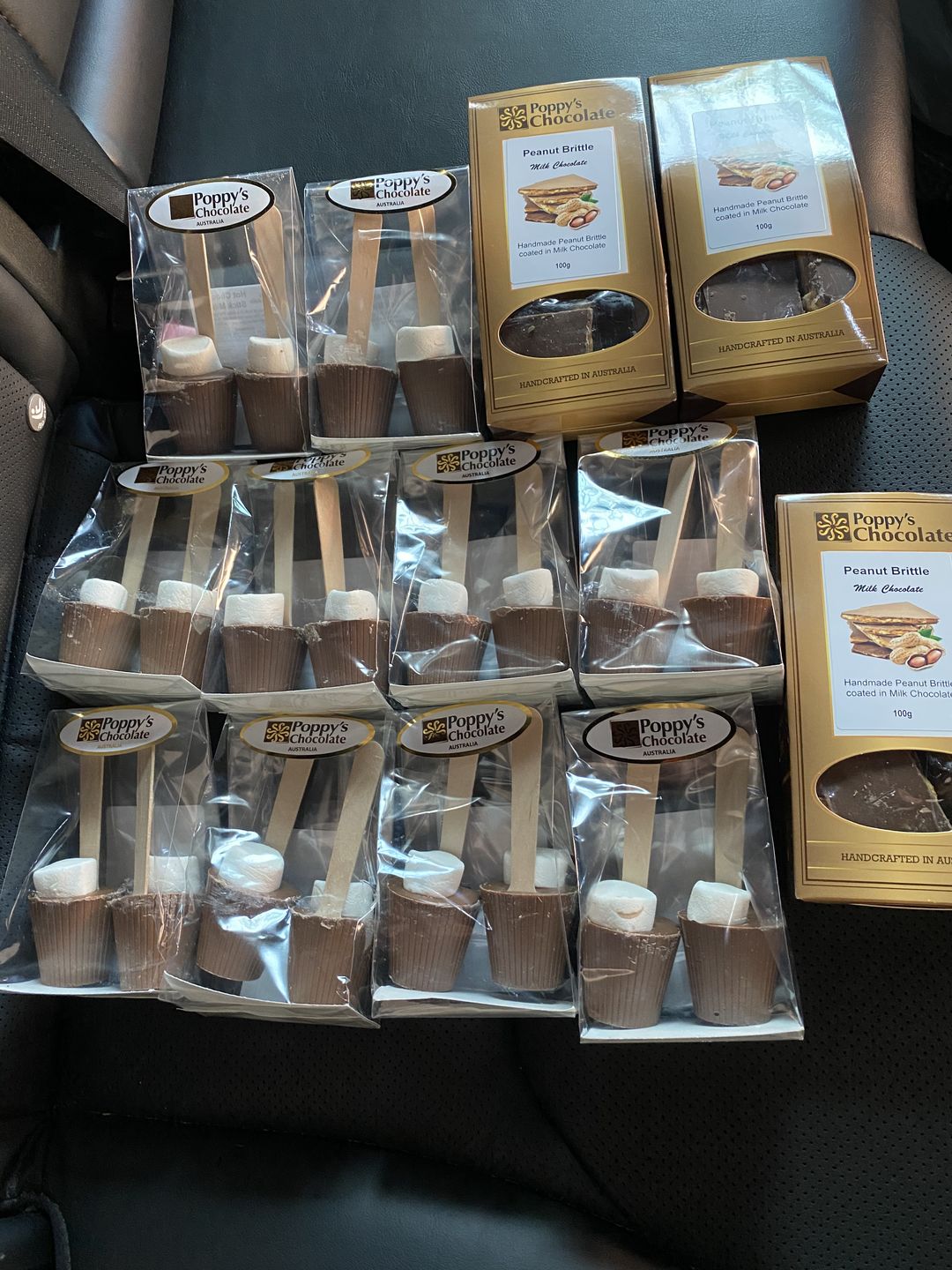 Customer photo review of Peanut Brittle coated in Milk Chocolate 100g