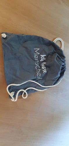 Customer photo review of Ich hasse Menschen - Girls only  - Baumwoll Gymsac