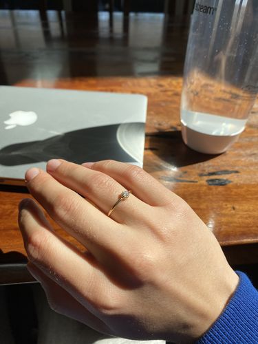 Customer photo review of Chunky Gem Ring