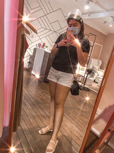 Customer photo review of Gian Old Rose Suede