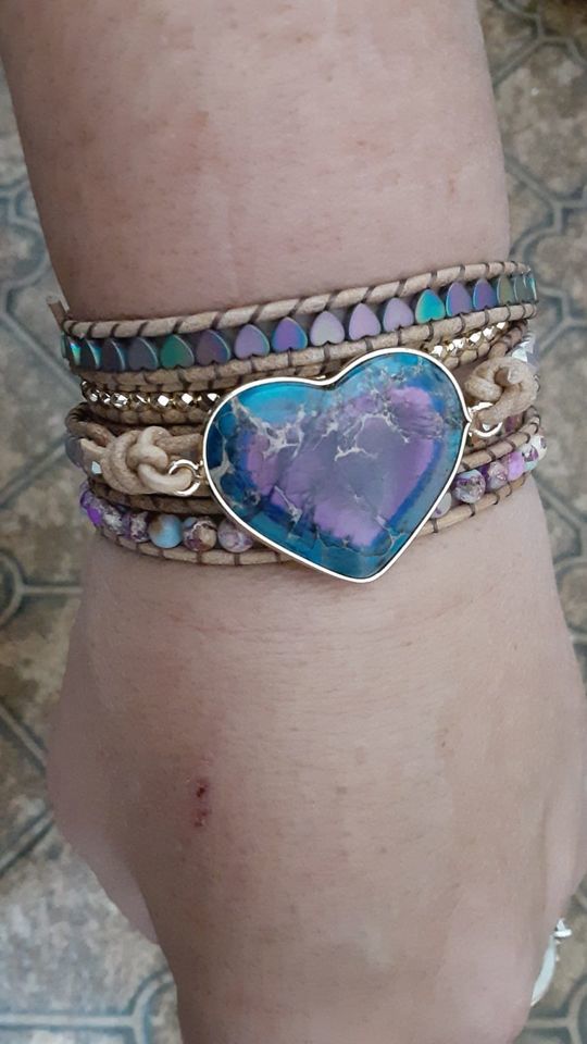 Customer photo review of Intense Love Protection Wrap Bracelet