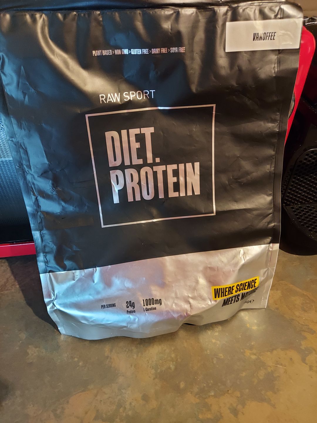 Customer photo review of Diet Protein (1KG) Powder
