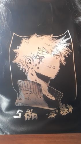 Customer photo review of My Hero Academia - Bakugo Hoodie