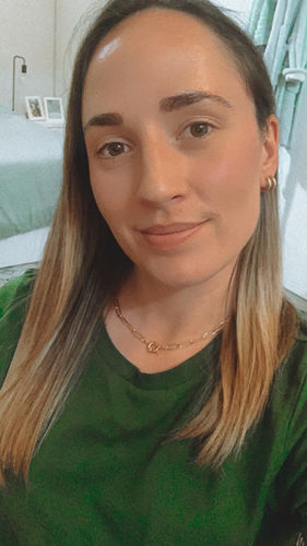 Customer photo review of The Perfect Small Hoops