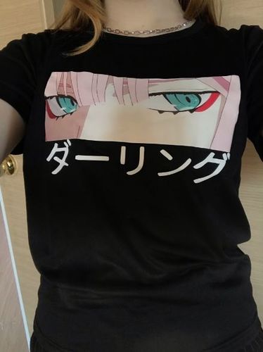 Customer photo review of T-shirt Anime Zero Harajuku