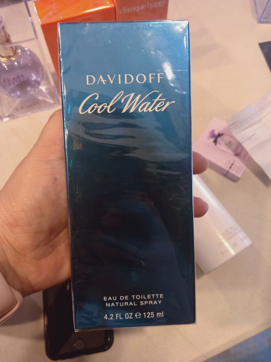 Customer photo review of Cool Water by Davidoff  Eau De Toilette Men's 125ml
