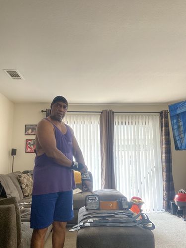 Customer photo review of PR Accessories Bundle (Arm Blaster, Elbow Wraps, Wrist Wraps, Lifting Straps)- Black