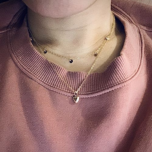 Customer photo review of Heart Necklace