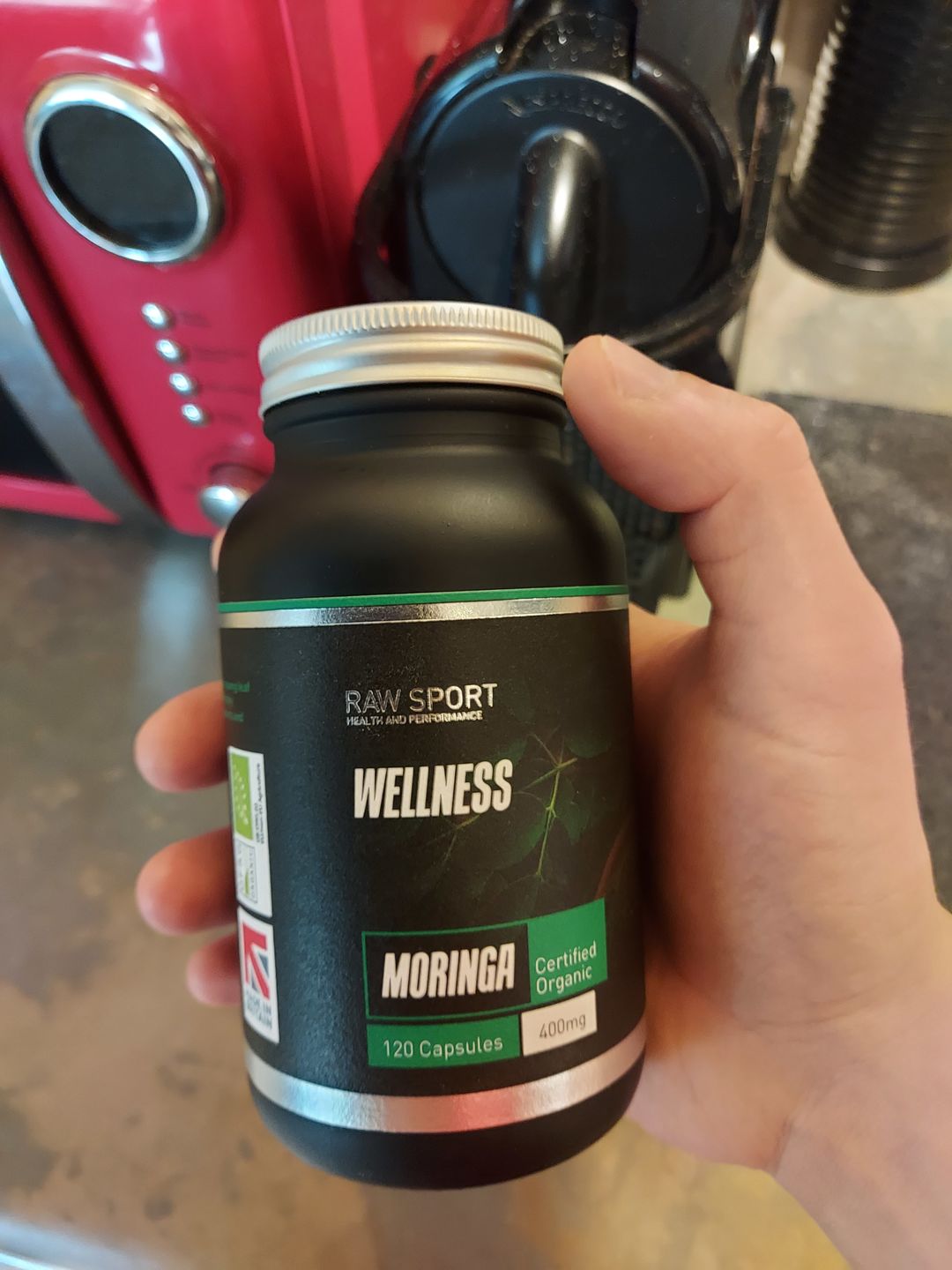 Customer photo review of Organic moringa 120 capsules