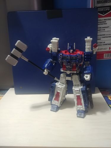 Customer photo review of Shockwave Lab SL-57 SL57 Steel Hammer for Siege Ultra Magnus (Voyage Class) Upgrade Kit.