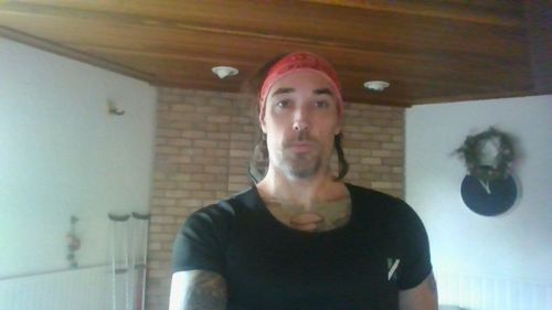Customer photo review of Men's Weight-Loss Neoprene T-Shirt