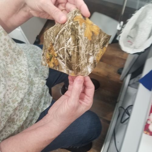 Customer photo review of Mask Insert - Straight - 100 Count