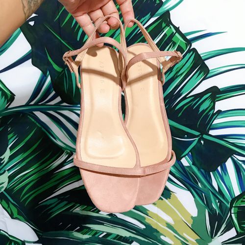 Customer photo review of Anna Old Rose Suede