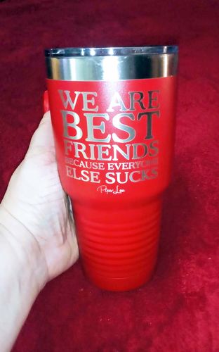 Customer photo review of $12 SPECIAL! Today Is Not The Day Laser Etched Tumbler