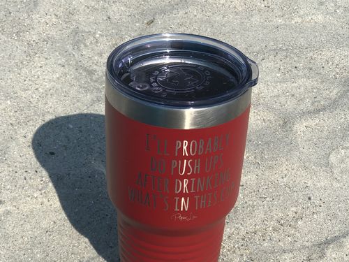 Customer photo review of Personalized (CUSTOM) Laser Etched Tumbler