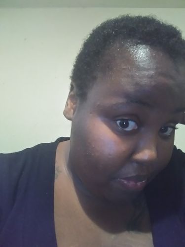 Customer photo review of Chad and India’s Root to Tip Combo. FREE POUF PROTECTOR BONNET INCLUDED