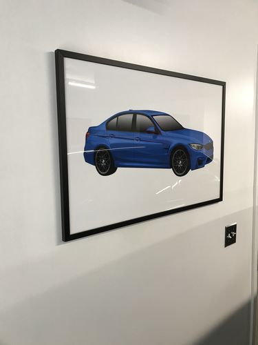 Customer photo review of Custom Car Portrait
