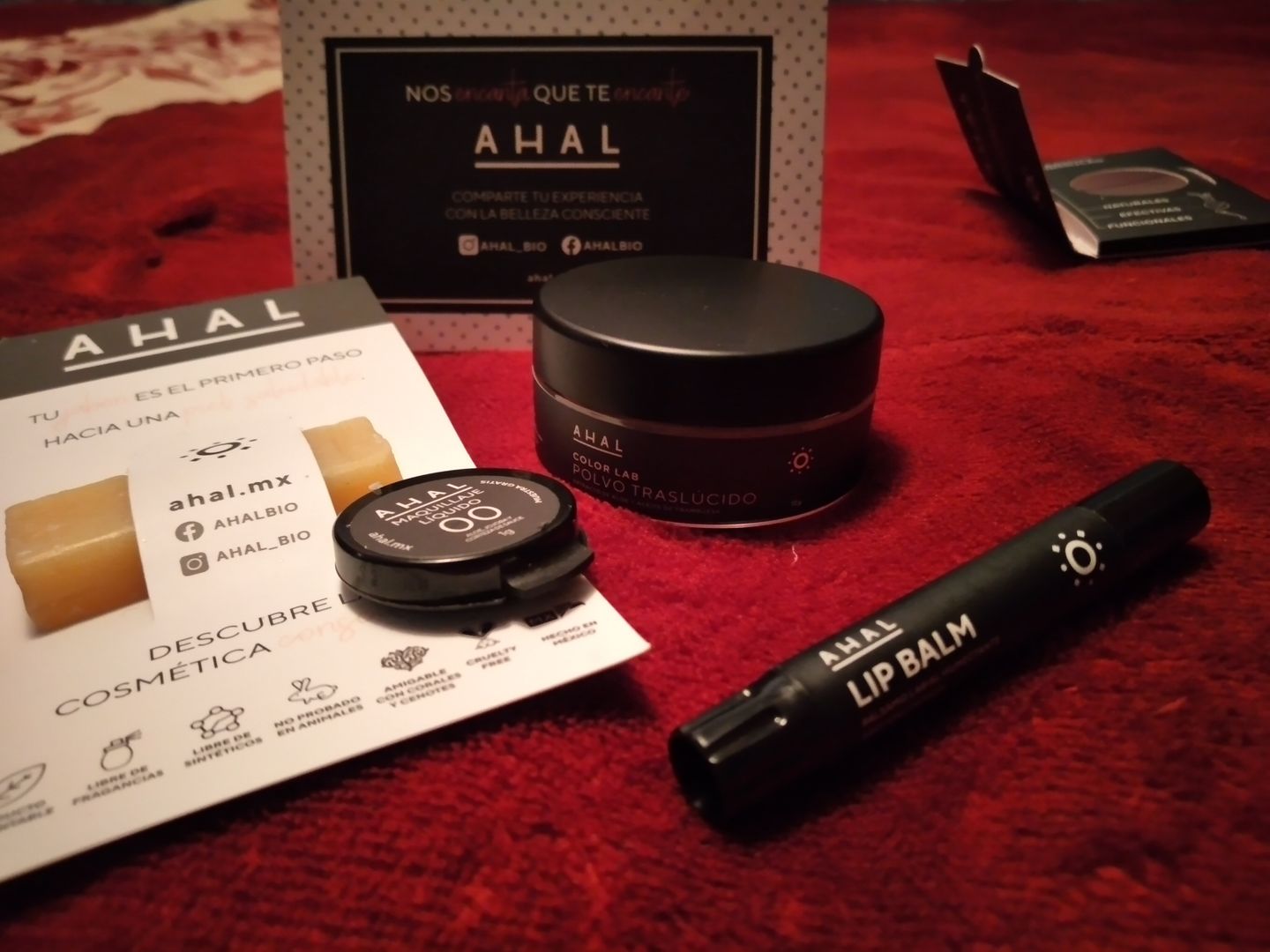 Customer photo review of Polvo traslúcido con Extracto de Aloe y Aceite de Frambuesa