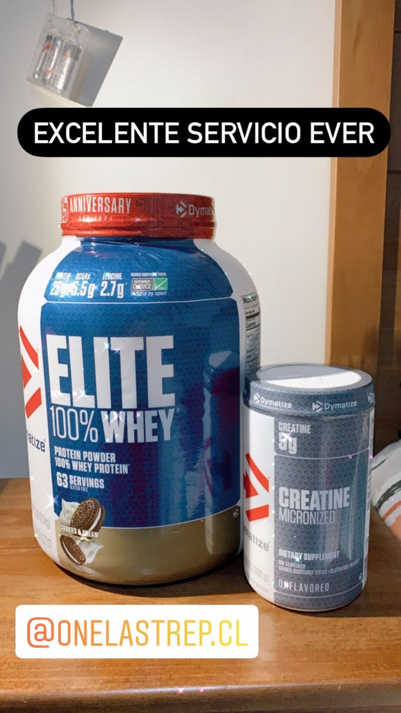 Customer photo review of Dymatize Elite 100% Whey Proteina 5 Lb