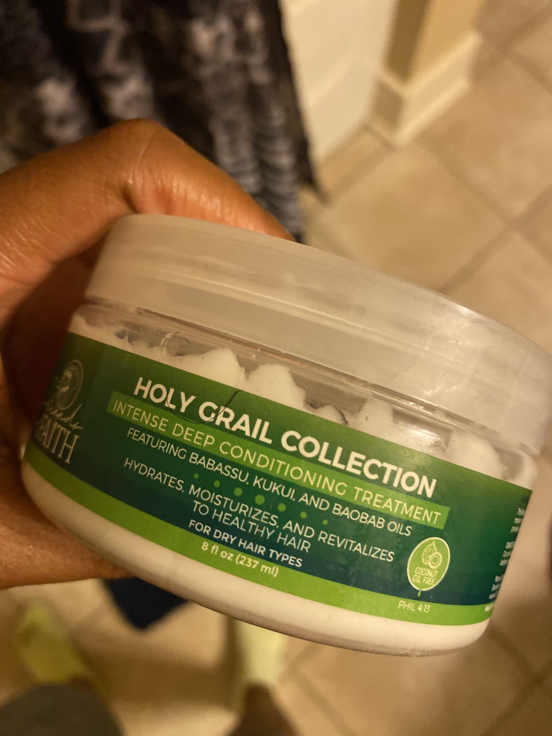 Customer photo review of Intense Deep Conditioning Treatment