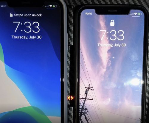Customer photo review of Wireless Phone Charger for Model 3