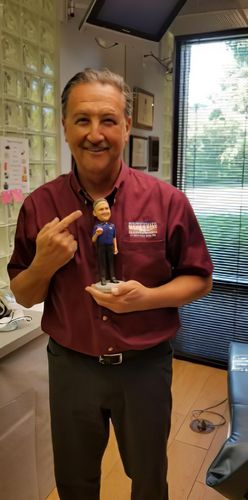 Customer photo review of Fully Customizable 1 person Custom Bobblehead with other's body