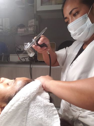 Customer photo review of OZ Portable Oxygen Facial System