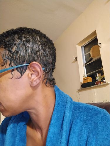 Customer photo review of CurlMix Fresh Quarterly Kit - On Hold Indefinitely