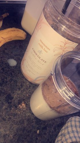 Customer photo review of Chocolate Lactation Blend