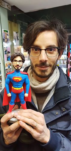 Customer photo review of Fully Customizable 1 person Custom Bobblehead with other's body