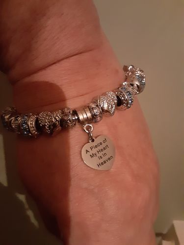 Customer photo review of Piece Of My Heart Bracelet