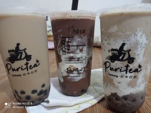 Customer photo review of Choco Cheese Mousse Milk Tea