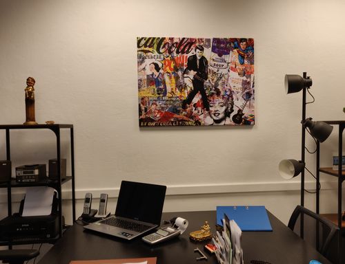 Customer photo review of Tableau Pop Art Rock Icons
