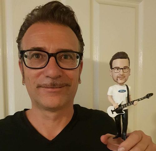 Customer photo review of Fully Customizable 1 person Custom Bobblehead with other's body
