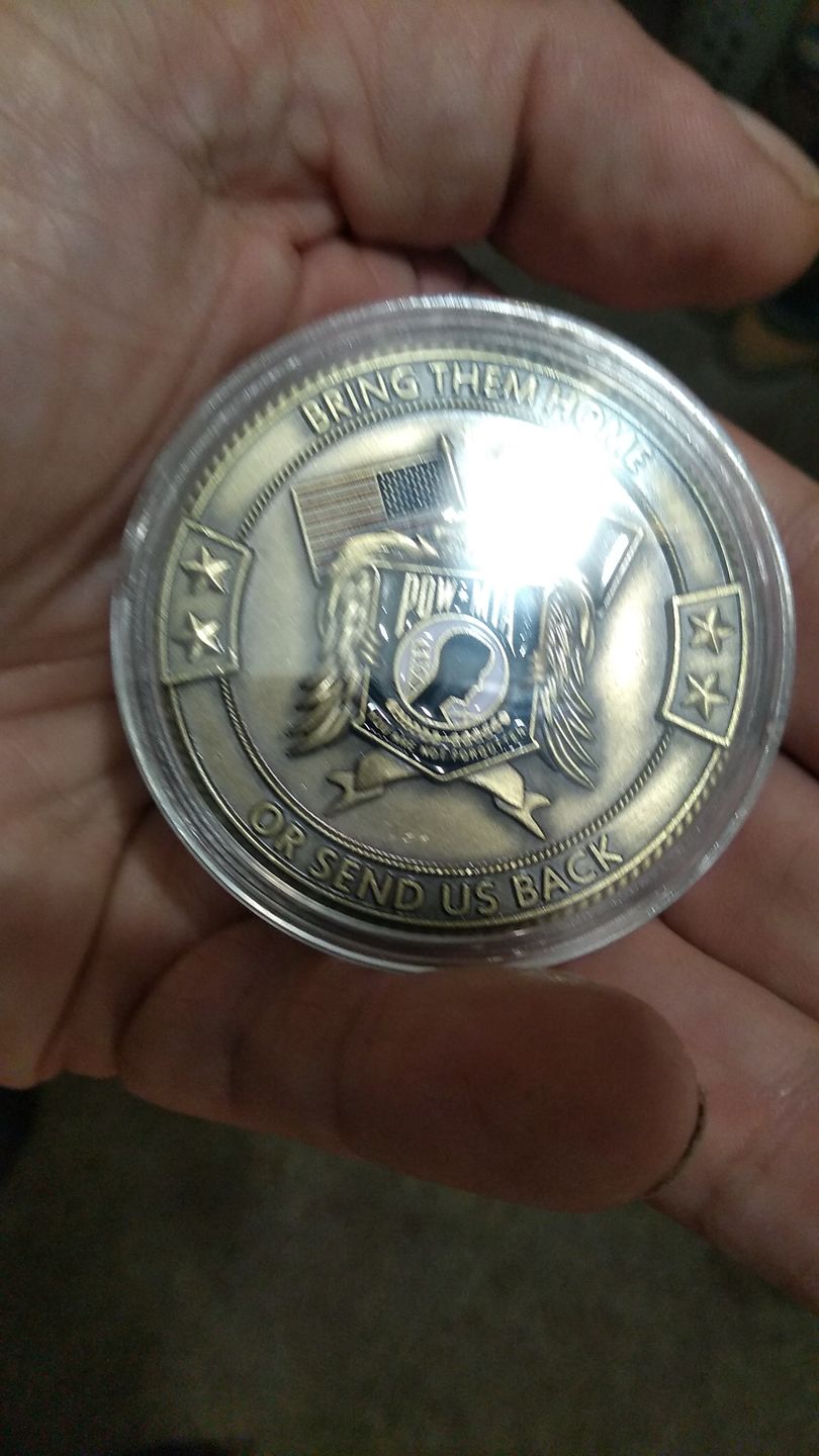 Customer photo review of POW*MIA Memorial Coin
