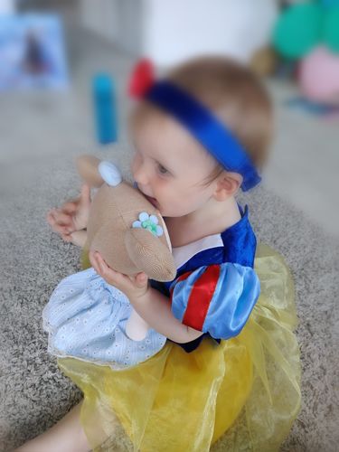 Customer photo review of Personalized Gloveleya Spring Girl Doll With Gift Bag - 5 Colors