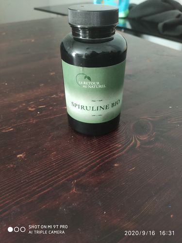 Customer photo review of SPIRULINE BIOLOGIQUE