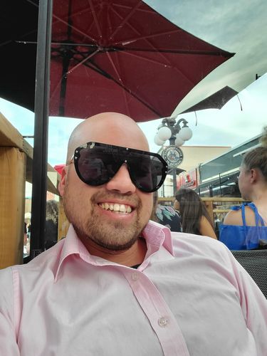 Customer photo review of Blitzwing Sunglasses