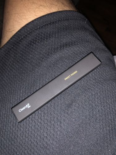 Customer photo review of 100 mg CBD Disposable Vape ~ CleanAF PUFF in 9 Flavors