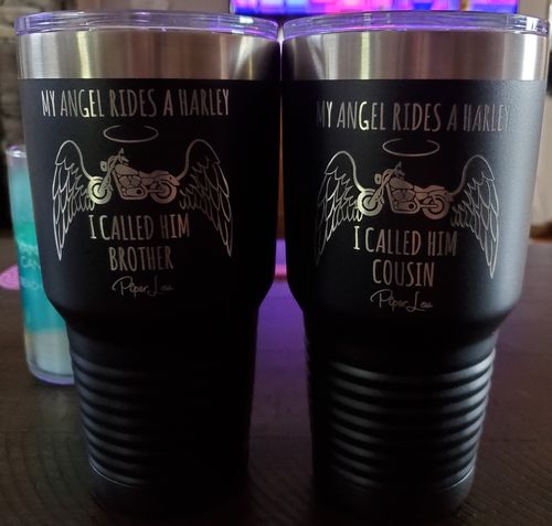 Customer photo review of Personalized (CUSTOM) Laser Etched Tumbler