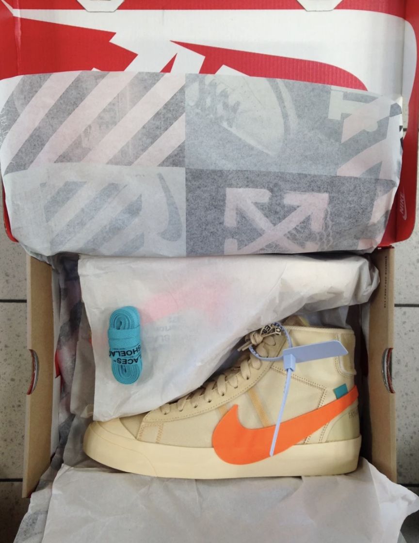 Customer photo review of Nike Blazer Off-White All Hallow's Eve