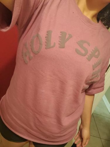 Customer photo review of "Holy Spirit" Tee