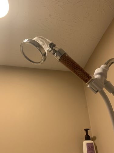 Customer photo review of The Best Eco-Friendly Shower Head