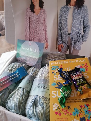 Customer photo review of Ladies Mystery Knitting Box