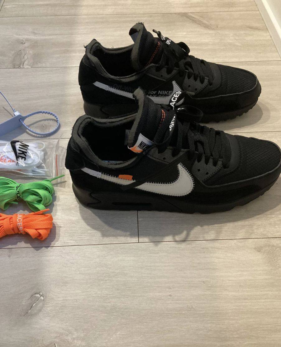 Customer photo review of Nike Air Max 90 Off-White Black