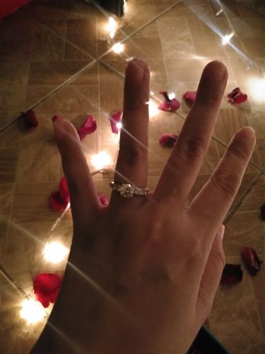 Customer photo review of 1ct Porto Engagement Ring